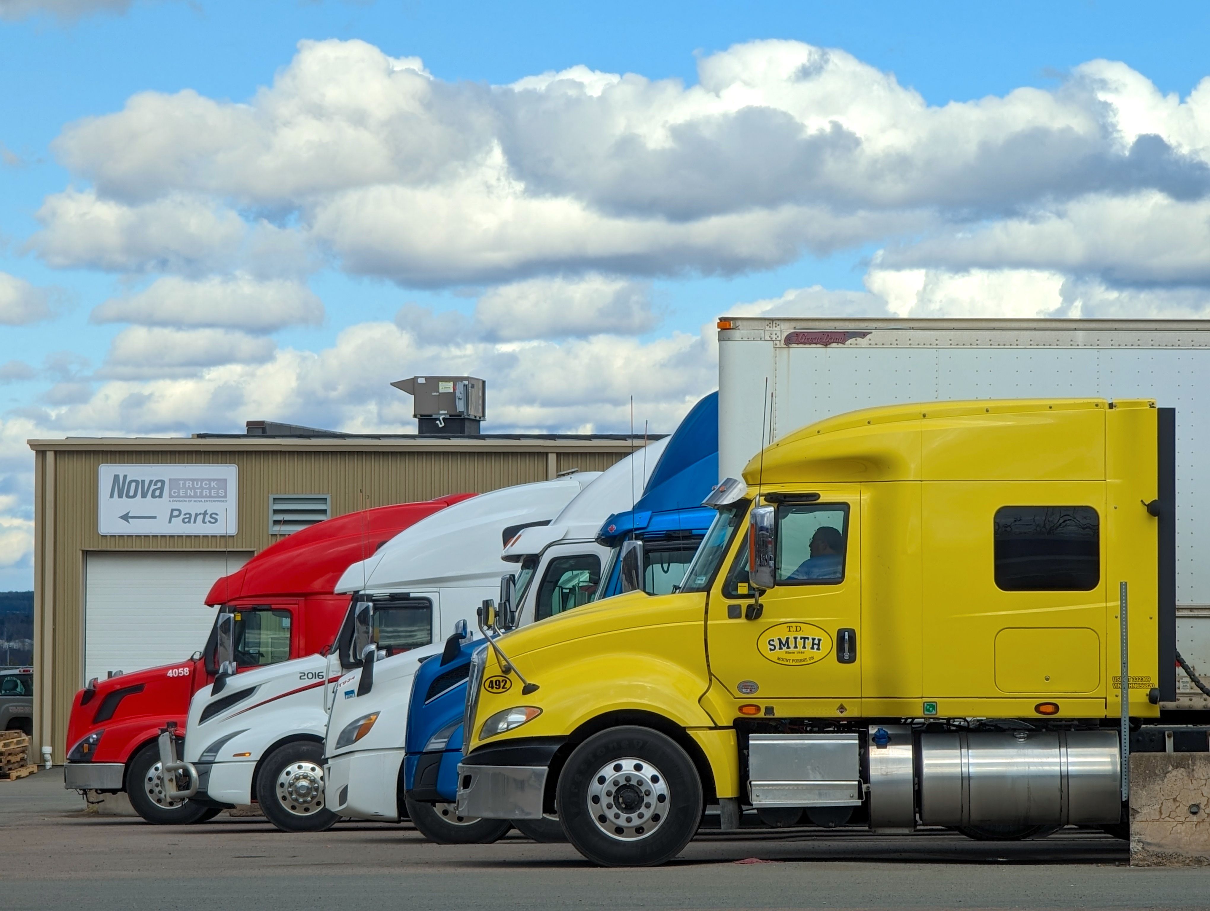 Diesel truck fleet